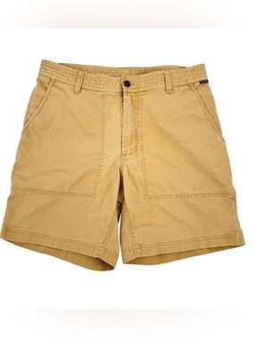 Howler Brothers Clarksville Walk Shorts Mens 34 Khaki Stretch Outdoors Gorp 8"